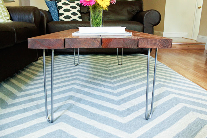 hairpin leg coffee table diy